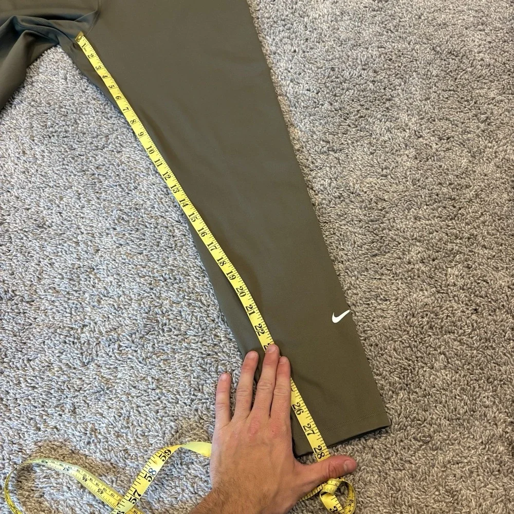 NEW Nike One High Rise Full Length Legging Green XL Womens Style DM7278-222 $60